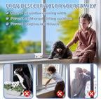 Sliding Window Locks - Horizontal & Up/Down, Adjustable Aluminum, 4 Sets Silver