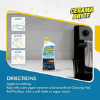Cerama Bryte Removes Tough Stains Cooktop and Stove Top Cleaner for Glass - Ceramic Surfaces, 18 Ounces, 4 Pack