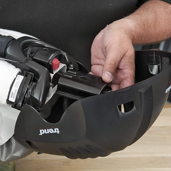 Trend Airshield Pro Full Air Circulating Face Shield w/ Ear Defenders - Complete Face and Hearing Protection Pack, AIR/PRO/D2