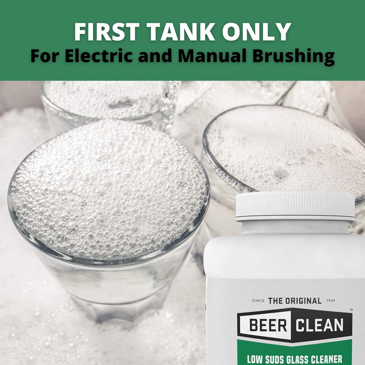 Diversey - 990241 Beer Clean Low Suds Glass Cleaner (4-Pound, 2-Pack)