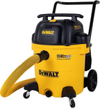 DEWALT 16 Gallon STEALTHSONIC Poly Wet/Dry Vacuum, DXV16P-QTA Noise Reduction Vac, Heavy Duty Shop Vacuum for Jobsite/Workshop, Reduce Motor Noise, Yellow