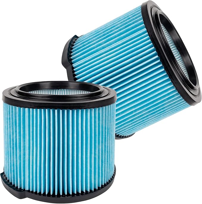 VF3500 HEPA Filter Replacement for Ridgid Shop Vacuum 3/4/4.5 Gallon Wet Dry Portable Vacuums,3-Layer Filters for Ridgid WD3050, WD4070, WD4080, WD4522, WD 4050, 4000RV, 4500RV (2 PACK)
