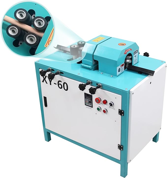 Single Round Bar Machine 30mm Circle Milling Diameter Adjustable Feeding Speed for Tool Wooden Handle 220V