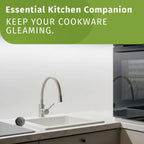 Brheez Stainless Steel Cleaner Scouring Pads [12 Pack] - Industrial & Commercial Strength Large Cleaning Supplies Dish Sponge - Individually Wrapped 50 Gram