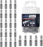 HPHOPE T30 Screwdriver Bit Set, Torx Bits T30, 1/4" Hexagon Bit (Length: 1", 25 Pack)