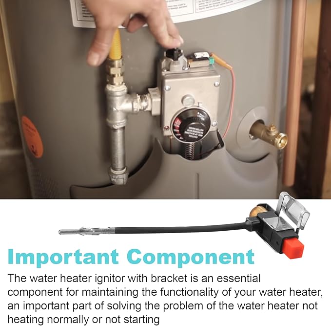 QQZ Piezo Ignitor & Bracket SP14410, for Rheem Water Heaters Parts, Water Heater Igniter