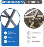 APEXCHASER Clothes Drying Rack, 3-Tier Laundry Drying Rack for Clothes, Expandable Metal Clothing Dryer, Collapsible Towel Rack, Air Drying Rack, Graphite