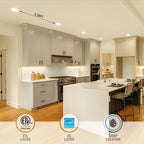 TORCHSTAR 12-Pack 6 Inch Ultra-Thin LED Recessed Lighting with J-Box, 3000K Warm White, 12W Dimmable 1000lm Brightness LED Downlight, ETL & Energy Star Listed