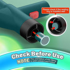 Heavy Duty Toilet Plunger, Drain Clog Remover, High Pressure Air Drain Blaster Real-Time Barometer Plunge Blaster Multi-Drain Unclogger for Toilets, Plungers for Bathroom, Sink, Floor, Kitchen Clogged