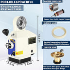 FAHKNS Z-Axis Power Feed for Milling Machine 450 in-lb Torque 0-200RPM Table Milling Machine Power Feeder 110V for Bridgeport and Similar Knee Type Milling Machines(5/8" Diameter Shaft)