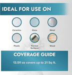 Polar All Surface Primer Matte Gray - 2 x 13.5 Fl Oz - Ideal for Wood, Metal, Plastic, Brick - Enhanced Adhesion & Quick Drying