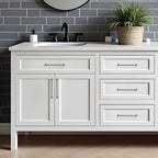 JOY DECOR Cabinet Pulls – 8-3/4 Inch Hole Center, Matte Black, 5 Pack, Zinc Alloy Cabinet Handles for Drawers & Cupboard – Vintage Style Hardware for Kitchen, Bathroom, Dresser, Furniture Makeover