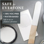 AMY HOWARD AT HOME Chalk-Based One Step Paint for Furniture, Cabinetry, Decor, Finish, and More | No Stripping, Sanding, or Priming | Ultra-Light Base | 32 Ounce | Stoneware