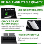 Upgraded 7.5-Ah High Capacity Replacement for Ryobi 40V Battery Lithium ion OP40601 Compatible with Ryobi 40 Volt Max Battery OP4040 OP40401 OP4026 OP40261 OP4050A