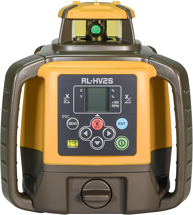 Topcon CLASS 1 2.4mW Laser RL-HV2S Leveling Dual Grade Laser Kit w/NiMH Battery