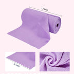 Microfiber Cleaning Cloth Roll - 50 Pack, Tear Away Microfiber Towels, 12" x 12", Reusable, Washable, Streak Free, Ultra Absorbent Dish Rags for Car, Home, Garage or Shop (Purple)