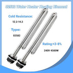 Upgraded 02582 4500W 240V Foldback Heating Elements Screw-in Low Watt Density ，Compatible with AO Smith、GE、Kenmore、Maytag、Whirlpool，2 Pack，Replace AP3695897 1084673 AH951994 EA951994 PS951994