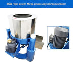INTSUPERMAI Centrifugal Dewatering Drying Machine 110LB Capacity Industrial Laundry Centrifugal Dryer Commercial Spin Dryer Wool Processing Washing Dry Machine 4HP Three Phase Electricity