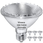 Par30 Short Neck, 6pcs PAR30 39W 120V Halogen Light Bulbs, Dimmable. Premium Quality for Long Lasting Life, E26 Base, 3000K Warm White, par30 Flood Light Great for Accent Lighting, Tracking Lighting