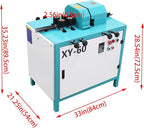 Single Round Bar Machine 30mm Circle Milling Diameter Adjustable Feeding Speed for Tool Wooden Handle 220V