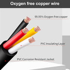 16 Gauge Wire 4 Conductor,16 AWG Electrical Wire Stranded PVC Cord Oxygen-Free Copper Cable,100 FT 4 Core Pure Copper Flexible Cable Wire for LED Lamp Lighting Strips Automotive (100FT, 16AWG-4C)…
