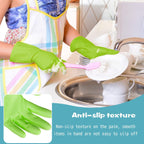 36 Pair Reusable Household Gloves Long Rubber Dishwashing Gloves Kitchen Cleaning for Dishes Clean Gardening
