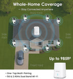 4K Security Cameras Wireless Outdoor, No Subscription, [2025 NEW] Solar-Powered Home Security Camera System with 360° Auto Tracking, Color Night Vision, 64GB Local Storage, 5G & 2.4G WiFi, Easy Setup