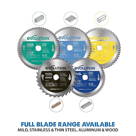 Evolution Power Tools 7-1/2BLADEST Steel Cutting Saw Blade, 7-1/2-Inch x 40-Tooth