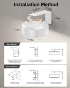 EZVALO Picture Lights for Wall with Charging Station, Rechargeable Battery Magnetic Poster Lights with 3 Color Temps & 12 RGB, Remote Dimmable Timer, Wall Decor Light for Art Display (6 Pack)