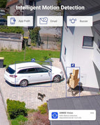 ANNKE 8CH 3K Security Camera System with Audio/Mic, 8 Channel Surveillance AI DVR and 4X 5MP 2960 * 1665 CCTV Cams with Dual Light, Human/Vehicle Detection, IP67, Color Night Vision, 2TB Hard Drive