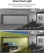 ANNKE 8CH 3K Lite AI DVR with Human/Vehicle Detection, H.265+ Surveillance Security Camera System with Audio and 4pcs 1080P Security Cameras with Dual Light, IP67, Color Night Vision, 1TB Hard Drive