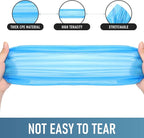 Shoe Covers Disposable Non Slip for Indoors Pack of 200 (100 pairs) Recyclable Shoe Booties Waterproof Shoe & Boot Covers Durable Shoe Protectors Covers One Size Fits Most Blue