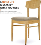 Furniture Pads 300 Pieces Felt Furniture Pads Premium Huge Pack, BAIPOK Self Adhesive Anti Scratch Floor Protectors for Desk Chair Legs and 60 Rubber Bumpers for Hardwood Tile Floor