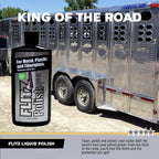 Flitz Multi Purpose Metal Polish Liquid - 16oz Bottle of USA-Made Tarnish Remover - For Aluminum, Chrome, Brass, Nickel, Silver - Non-Abrasive Metal Cleaner and Polish, Restorer (6 Pack)