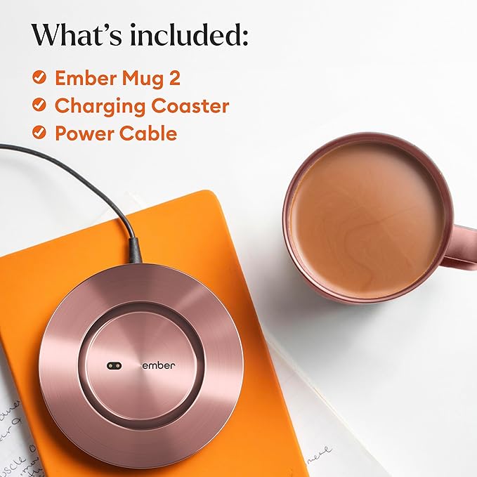 Ember Mug² Temperature Control Smart Mug 14oz - Rose Gold