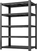 6-Tier 55" W x 24" D x 84" H Garage Shelving 3500LBS Storage Shelves Heavy Duty Metal Shelf Unit Adjustable Basement Industrial Storage Racks (72 * 35 * 15.8)