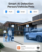 LongPlus 4K PoE Security Camera System, 12MP H.265+ 16CH NVR with 4TB HDD for 24-7 Recording, 8pcs Wired Home Security Camera System, Person Vehicle Pet Detection, CCTV for Businesses Home, LP8MEF8D1