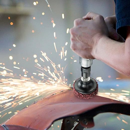 Air Angle Die Grinder, 0.25 hp and 21,000 RPM Motor, Lightwight Aluminum Body, Safety Lock, With 1/4" 1/8" Collets, Pneumatic Power Tool For Grinding and Polishing on Metalwork Woodwork