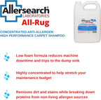 Allersearch All-Rug Anti-Allergen Concentrated Carpet Shampoo 1 Gallon (128 Oz)