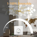 G9 LED Bulb Dimmable 3.2W (30-40W Halogen Bulb Equivalent), Cool White 6000K, 120V 350LM G9 Bi Pin Base Light Bulbs for Chandelier Light, No Flicker, 360° Beam Angle, 6 Pack