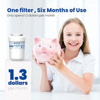 Waterspecialist WS613B Replacement for MWF®, SmartWater® MWFP, MWFA, GWF, HDX FMG-1, WFC1201, GSE25GSHECSS, PC75009, RWF1060, Kenmore® 9991 Refrigerator Water Filter, 3 Filters