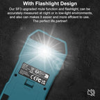 HANMATEK SF3 6-in-1 Stud Finder, High-Precision Wall Scanner for Wood, Metal, and Live AC Wires Detection – Ideal for Home Renovation and DIY Projects