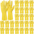 36 Pair Reusable Household Gloves Long Rubber Dishwashing Gloves Kitchen Cleaning for Dishes Clean Gardening