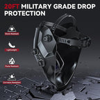 ARCCAPTAIN Welding Helmet Auto Darkening, 3.94"X3.66" Large Viewing Screen True Color Welding Hood with 4 Arc Sensor Solar Powered, Wide Shade 4-5/5-9/9-13 for ARC TIG MIG Welding Helmets for Men