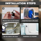 Toilet Handle Replacement Parts Kit, Compatible with TOTO Toilet Handle for THU068 Trip Lvr for TOTO Kohler Side Mount Toilet Flush Tank Lever Handle,Replacement St406 St707