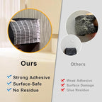 Weather Stripping Door Seal Strip, Adhesive Foam Insulation Tape for Doors and Windows, Closed Cell Weather Stripping for Door Frame, SoundProof Weatherproof Dustproof(2 in x 1 in x 6.5Ft