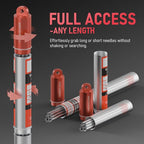 YESWELDER TIG Welding Tungsten Electrode Red Tip 5pk 3/32" & 5pk 1/8" by 7" Assorted-size (Red, WT20/EWTh-2)