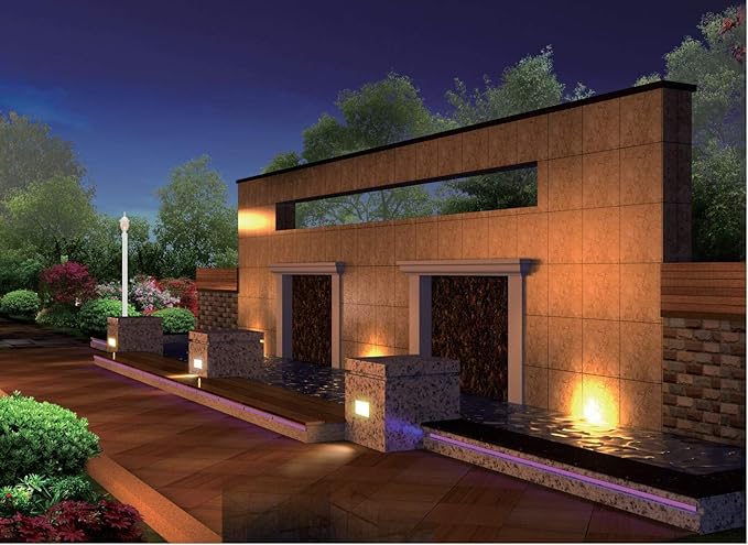 LIT-PaTH LED Outdoor Post Lighting Fixture, Pole Lantern, 9.5W 800 Lumens, 5000K Daylight White, Aluminum Housing Plus Glass, Matte White Finish, 1-Pack