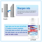 Pumice Stone for Toilet Cleaning Bowl Stick, Toilet Bowl Cleaners Brush, Powerfully Cleans Hard Water Rings, Calcium Buildup and Stains, Suitable for Cleaning Toilets, Bathroom