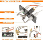 IPI Pilot Assembly 2090-012 Natural Gas for Heatilator, SRV2090-012 2198-012 Natural Gas (NG) Pilot Assembly for Heatilator, Majestic, Heat-N-Glo, Quadra-Fire Fireplaces Replacement Part